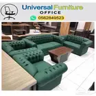 طقم كنب جلد 7 أشخاص و 5 اشخاص ( جلسة انتظار حق مكتب مدير )