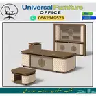 أثاث مكتبي طقم مكتب مدير و مكاتب موظفين طاولات و كراسي