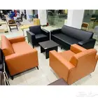 office sofa sets طقم كنب جلد حق مكتب مدير (كنب مكتبي)