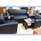 New office sofas جديد طقم كنب جلد مكتبي 5 اشخاص و 7 آشخاص