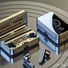 سماعات ألعاب لاسلكية اسود بلمع إلغاء الضوضاء وميكروفون