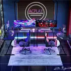 مكتب زاوية كمبيوتر على شكل حرف L