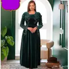 فستان مخمل شتوي صناعة تركية