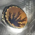 خاتم عقيق شجري نادر ..