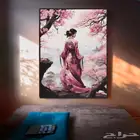 لوحة انمي بجودة عاليه محاكي الرسم