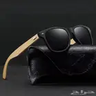 نظارة شمسية كلاسك بإطار خشبي