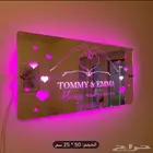 نيون كلادينج طباعه حروف كل الألوان نيون