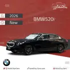 بي ام دبليو 520i لاكجري اسود اوف وايت كاش اقساط