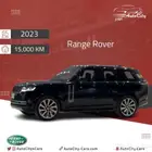 رنج روفر HSE V6 اسود 2023 عداد 15 الف