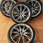جنوط BMW الفىه السابع 2020 الشكل الفل مع كفرات نظيفه