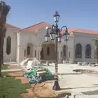 أعمدة اناره اسلامي ديكوري مضلع قص ليزر