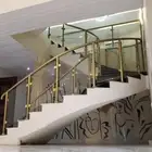 درابزين استيل زاويه لمسه