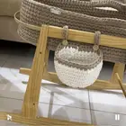 مهد كروشيه سلة موسى مهد مهاد سرير