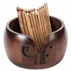 حامل خيوط الكروشية من الخشب تنفع هدية لمحبين الكروشية تصفية
