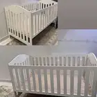 سرير أطفال وطاولة  قهوه مع خدمه اربعه