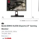 شاشتين مستعمله Acer KG241QS و BenQ XL2720