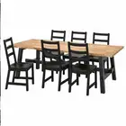 طاوله طعام جديده لم تستعمل معها 7 كراسي ايكيا