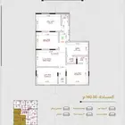 شقة حي الريان 4 غرف 140 ب 380 الف