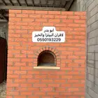 مشبات رخام وبديل رخام افران طوب احمر حراري وافران نابولي