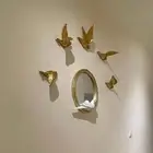 عصافير تعليق جداري مع مرايا