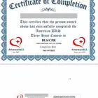 دورة الإنعاش CPR - BLS ساعات ممارس الدفع بعد الانجاز