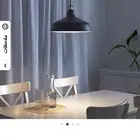 مصابيح ايكيا معلقه اسود عددها 3