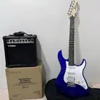Yamaha EG-112GP Electric Guitar Starter Pack Metallic Blue