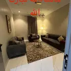 للايجار شقه مفروشه في النماص و استراحه بملعب في النماص