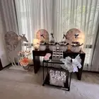 طاولات تأجير مع مضيفه