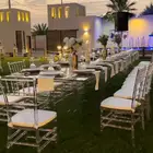 استقبال العيد ايجار طاولات كراسي ستاندات طاولات بوفيه