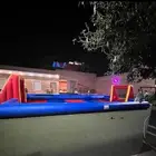 ملعب صابوني مع كور التصادم