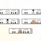 لوحة مميزة رقمين 95