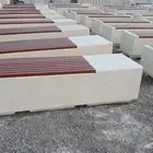 كراسي خرسانية جلسات حدائق مصدات تجميلية