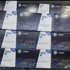 حبر طابعة hp ملون جديد