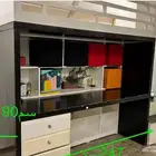 غرفة نوم سرير نوم مع مكتب