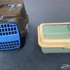 قفص للقطط وليتر بوكس