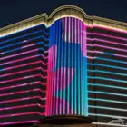 Smart Facade LED lighting for hotels and commercial buildin