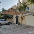 مظلات سيارات مواقف سيارات بي في سي