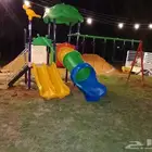 مراجيح مع زحليق متعدده للالطفال وتفاعل وتسليه للطفال