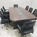 طاولة اجتماعات فخم طاولة مدورة طاولة وسط طاولة طويل كراسي