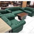 كنب جلد مكتبي طقم مكتب