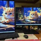 كمبيوتر مكتبي ديل مواصفات عالية مع شاشتين ديل 24 بوصة