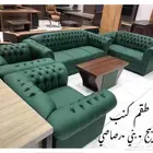 طقم كنب جلد فخم 7 اشخاص و 5 أشخاص كلو ألوان موجود