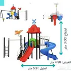 مجموعة مدمجة من الزحليقة الأنبوبية والأرجوحة جوده عاليه