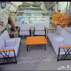 كراسي اطقم حديد خشب خارجيه