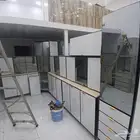 مطابخ جاهزه. 7 متر فيبر جنور 3800 ونوع اخر خفيف 3200