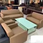 طقم كنب جلد مكتبي موديل فخم صيني و كل ألوان متوفر