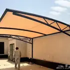 مظلات وسواتر جيزان جميع أعمال الحداده