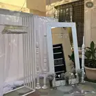كوش   مداخل استقبال   استاندات عبايات   تنسيق طاولات الخدمه