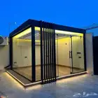 تنفيذ جلسات خارجيه ومجالس زجاج